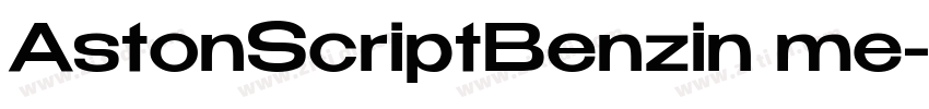 AstonScriptBenzin me字体转换